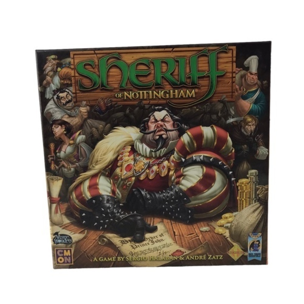 Sheriff of Nottingham 1st Edition Board Game 100% COMPLETE Arcane Wonders